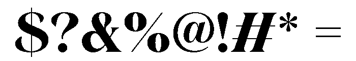 Gerstein-ExtraBold Font OTHER CHARS