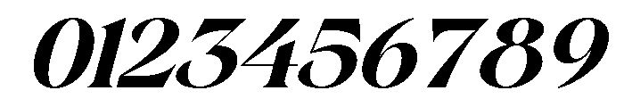 Gerstein-ExtraBoldItalic Font OTHER CHARS