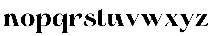 Gerstein-ExtraBold Font LOWERCASE