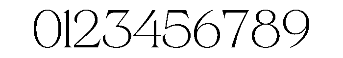 Gerstein-ExtraLight Font OTHER CHARS