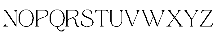 Gerstein-ExtraLight Font UPPERCASE