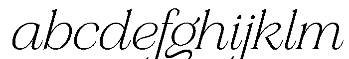 Gerstein-ExtraLightItalic FONT