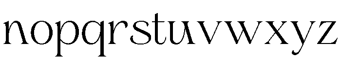 Gerstein-Light Font LOWERCASE