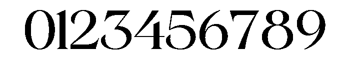 Gerstein-Medium Font OTHER CHARS