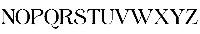Gerstein-Medium Font UPPERCASE