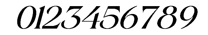 Gerstein-MediumItalic Font OTHER CHARS