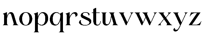 Gerstein-Medium Font LOWERCASE