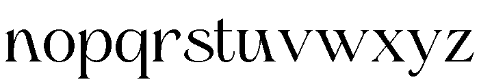 Gerstein-Regular Font LOWERCASE