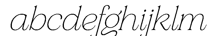 Gerstein-ThinItalic FONT