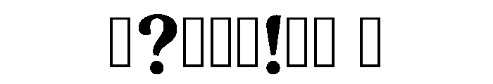 Gerti Regular Font OTHER CHARS