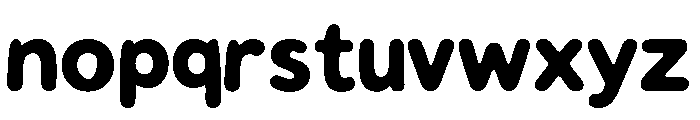 GeshturDisplay Font LOWERCASE