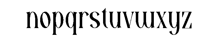 Gesmofa Font LOWERCASE