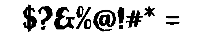 Gesto Deciso Font OTHER CHARS