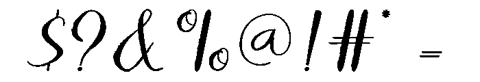 Get A Dream Font OTHER CHARS