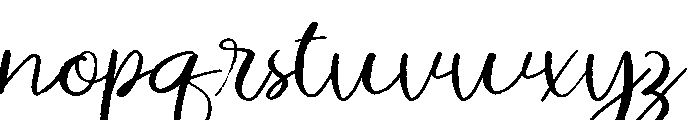 Get A Dream Font LOWERCASE