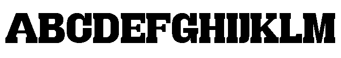 Get Up ExtBd ExtExp Font UPPERCASE