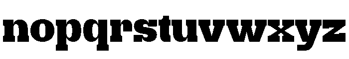 Get Up ExtBd ExtExp Font LOWERCASE
