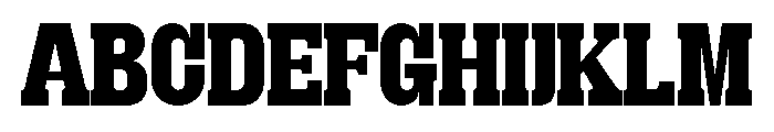 Get Up ExtBd SemiCond Font UPPERCASE