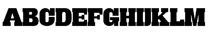 Get Up ExtBlk ExtExp Font UPPERCASE