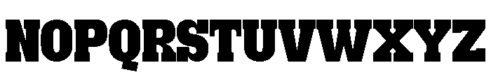 Get Up ExtBlk SemExp Font UPPERCASE