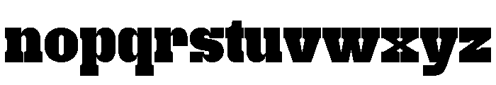 Get Up ExtBlk SemExp Font LOWERCASE