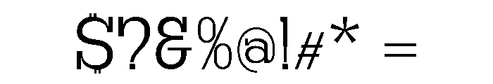 Get Up ExtLt ExtExp Font OTHER CHARS