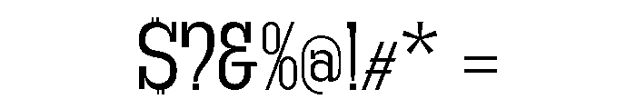 Get Up ExtLt SemExp Font OTHER CHARS