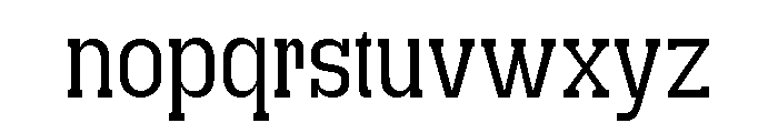 Get Up ExtLt SemExp Font LOWERCASE