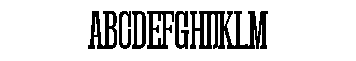 Get Up ExtLt UltraCond Font UPPERCASE