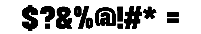 Getrano Font OTHER CHARS