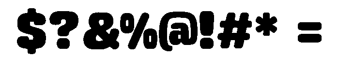 Getrona Font OTHER CHARS