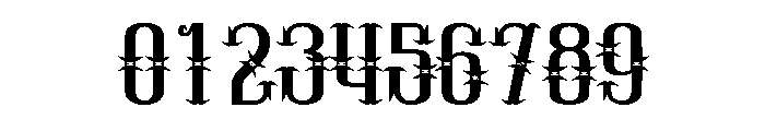 Getting Blacker Regular Font OTHER CHARS
