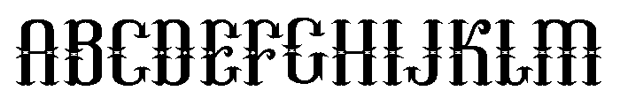 Getting Blacker Regular Font UPPERCASE