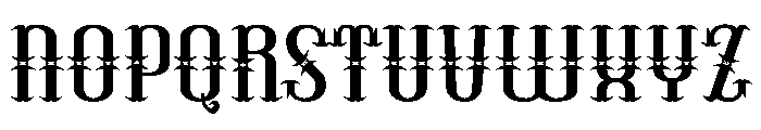 Getting Blacker Regular Font UPPERCASE