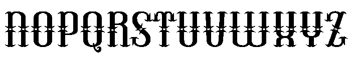 Getting Blacker Regular Font LOWERCASE