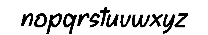 Geyatzu Font LOWERCASE