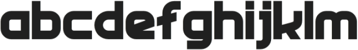 GEBAR Regular otf (400) Font LOWERCASE