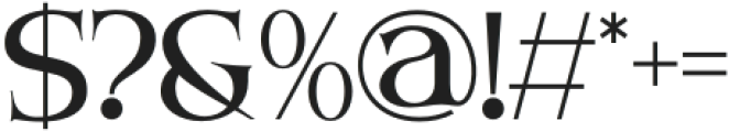 GEBIONETH-Regular otf (400) Font OTHER CHARS