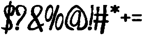 GECARIN Regular otf (400) Font OTHER CHARS