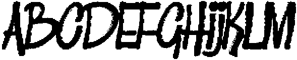 GECARIN Regular otf (400) Font UPPERCASE