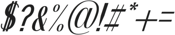 GEESOR UNIQUE Light Italic otf (300) Font OTHER CHARS