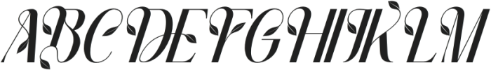 GEESOR UNIQUE Light Italic otf (300) Font UPPERCASE