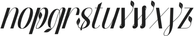 GEESOR UNIQUE Light Italic otf (300) Font LOWERCASE