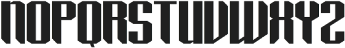 GELATHIC Regular ttf (400) Font UPPERCASE