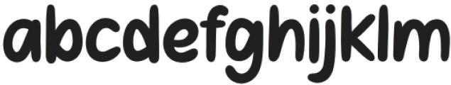 GELEMBUNG Regular otf (400) Font LOWERCASE