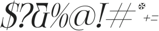 GELINEOS Italic otf (400) Font OTHER CHARS
