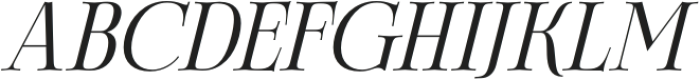 GELINEOS Italic otf (400) Font UPPERCASE