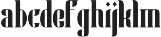 GENERATE CONDENSED BOLD otf (700) Font LOWERCASE