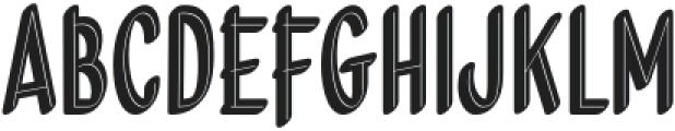 GEPPY SHOES Regular otf (400) Font UPPERCASE