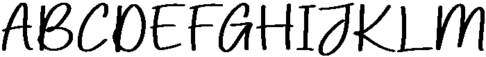 GEULIS Regular otf (400) Font UPPERCASE